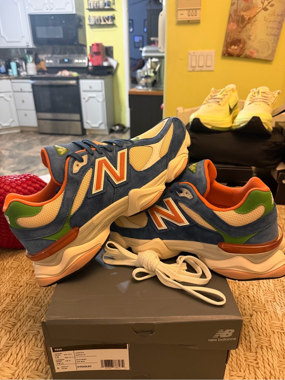 New Balance 9060s sz 13 mens new in box sold out for $170 plus tax!!